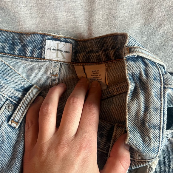 Vintage Handmade Calvin Klein Cut-Off Shorts - Picture 3 of 4